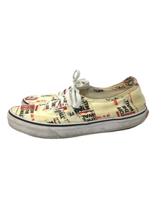 VANS◆ローカットスニーカー/28cm/IVO/キャンバス/721278/アイボリー