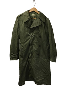 US.ARMY◆50s/ダブルブレストオーバーコート/REGULAR MEDIUM/コート/M/コットン/KHK