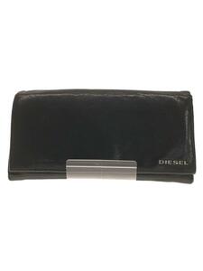 DIESEL◆長財布/-/BLK/無地/メンズ