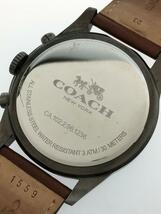 COACH◆クォーツ腕時計/アナログ/レザー/14602070/COACH/コーチ_画像3