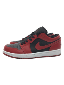 NIKE◆AIR JORDAN 1 LOW_エアジョーダン 1 ロー/26.5cm/RED/553558-606