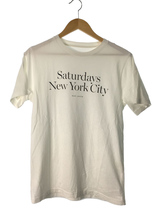 Saturdays NYC(SATURDAYS SURF NYC)◆Tシャツ/S/コットン/WHT/BBM-1743-A_画像1