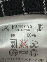 FAIRFAX◆長袖シャツ/S/コットン/GRY/チェック_画像5