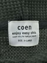 coen◆パーカー/XL/コットン/GRY/無地/7520-612-0077_画像3