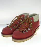 Danner◆MT.RIDGE MID CRYSTY/ローカットスニーカー/US8.5/RED/スウェード/D4026_画像2