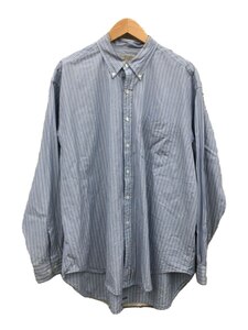 SEDAN/長袖シャツ/XL/コットン/BLU/ストライプ/BDシャツ