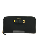 PRADA◆長財布/ナイロン/BLK/レディース/1M0506_画像1