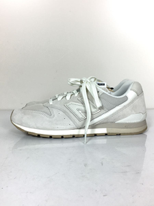 NEW BALANCE◆ローカットスニーカー/26cm/WHT/スウェード