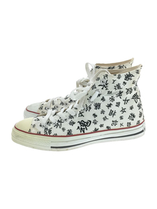 CONVERSE◆ハイカットスニーカー/US8.5/WHT/キャンバス