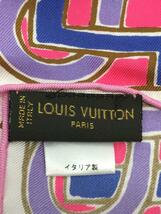 LOUIS VUITTON◆スカーフ/シルク/PNK/総柄/レディース/413287_画像3