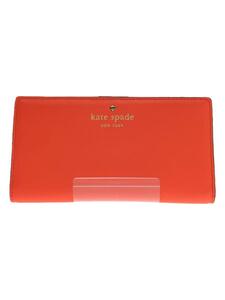 kate spade new york◆長財布/レザー/ORN/無地/レディース/PWRU3028