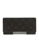 LOUIS VUITTON◆ポルト・円・3カルトクレディ_モノグラム_BRW/PVC/BRW/レディース_画像1