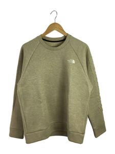 THE NORTH FACE◆TECH AIR SWEAT CREW_テックエアースウェットクルー/L/ポリエステル/BEG