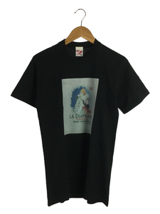 GIANT◆Tシャツ/M/コットン/BLK/プリント/la diaphane poudre de riz