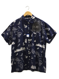 Porter Classic◆ALOHA SHIRT NAVY BLUE HAWAII/S/レーヨン/NVY/PC-024-1561-41-03