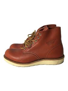 RED WING◆レースアップブーツ/25.5cm/BRW/レザー/8166