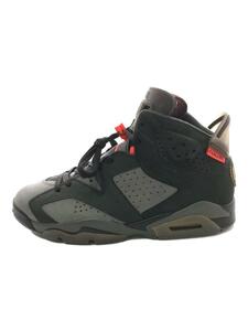 NIKE◆AIR JORDAN 6 RETRO PSG/エアジョーダンレトロ/ブラック/CK1229-001/28cm/GR