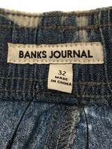 BANKS JOURNAL◆ショートパンツ/32/コットン/ブルー/総柄/葉っぱ柄/イージーショーツ_画像4