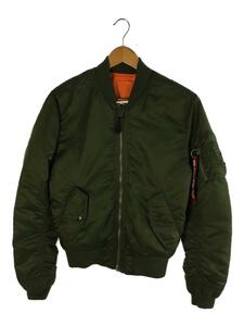 ALPHA INDUSTRIES◆フライトジャケット/XS/ナイロン/KHK/0615-00-573-8335