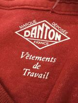 DANTON◆Tシャツ/40/コットン/RED_画像3