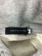 ALWAYS OUT OF STOCK◆パーカー/M/コットン/GRY_画像3