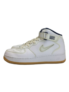 NIKE◆AIR FORCE1 MID QS_エア フォース 1 ミッドQS/27cm/ホワイト/DH5622-100/NYC