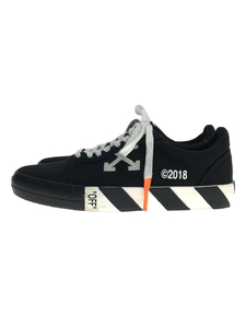 OFF-WHITE◆ローカットスニーカー/41/BLK/キャンバス