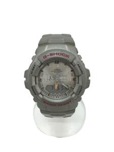 CASIO◆クォーツ腕時計・G-SHOCK/デジアナ/ラバー/GRY/GRY