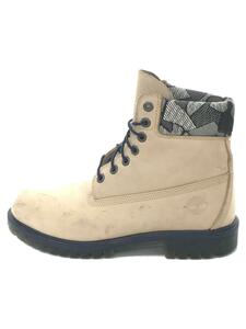 Timberland◆汚れ有り/7ホール/ブーツ/US9/CRM/レザー