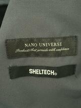 nano universe◆半袖シャツ/XL/ポリエステル/GRY/無地_画像3