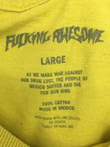 Fucking Awesome◆Tシャツ/L/コットン/YLW_画像3