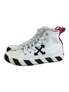 OFF-WHITE◆ハイカットスニーカー/41/WHT/キャンバス/OMIA119E20FAB0010110/全体的にシミ