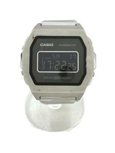 CASIO* wristwatch / digital / stainless steel /GRY/SLV/A1000M-1BV