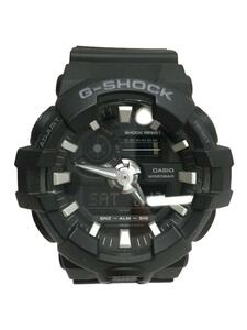 CASIO◆クォーツ腕時計・G-SHOCK/デジアナ/ラバー/BLK/BLK