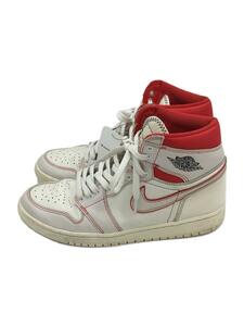 NIKE◆AIR JORDAN 1 RETRO HIGH OG/エアジョーダン1レトロハイ/ホワイト/29cm/WHT