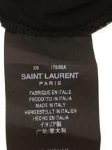 SAINT LAURENT◆Tシャツ/XS/コットン/BLK/512345 YB2QW_画像4