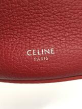 CELINE◆バッグバッグナノ/2WAY/ハンドバッグ/レザー/RED/187243_画像5