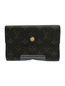 LOUIS VUITTON◆ポルト・フォイユ・アレクサンドラ_モノグラム_BRW/PVC/BRW/レディース