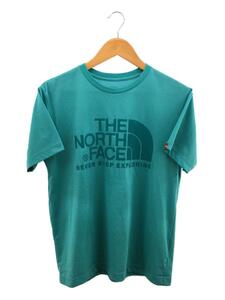 THE NORTH FACE◆S/S COLOR DOME TEE_ショートスリーブ カラー ドーム ティー/M/ポリエステル/ブルー