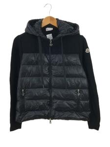 MONCLER* down jacket /XS/ nylon /BLK/ high‐necked hood cardigan /I10939B00002