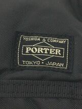 PORTER◆ウエストバッグ/ボディバッグ/フラッシュ/BLK/ブラック/689-05942_画像5