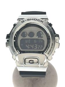 CASIO◆クォーツ腕時計_G-SHOCK/BREXベルト/ブレックス/デジタル/SLV/GM-6900-1JF
