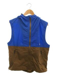 THE NORTH FACE◆ナイロンベスト/Compact Hooded Vest/S/ナイロン/BLU/NP22335R