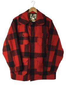 Woolrich◆70-80Svintage/マッキーノ/バッファローチェック/ジャケット/44/ウール/RED/チェック