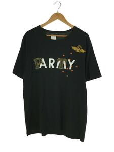 AVIREX◆PARTY T－SHIRT/6113391/Tシャツ/XXL/コットン/BLK/プリント