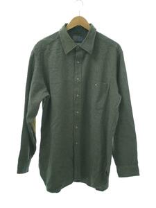 PENDLETON◆長袖シャツ/XL/ウール/GRY/無地