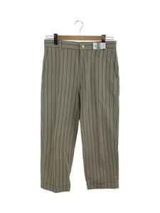 WILLOW PANTS/ストレートパンツ/0/コットン/BEG/ストライプ/トラウザーズ/ボトム/スラックス