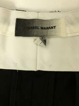 ISABEL MARANT◆スラックスパンツ/38/コットン/BLK/イザベルマラン_画像4