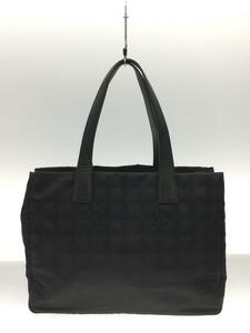 CHANEL◆トートバッグ/-/BLK/総柄