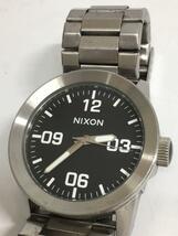 NIXON◆クォーツ腕時計/アナログ/ステンレス/SLV_画像7